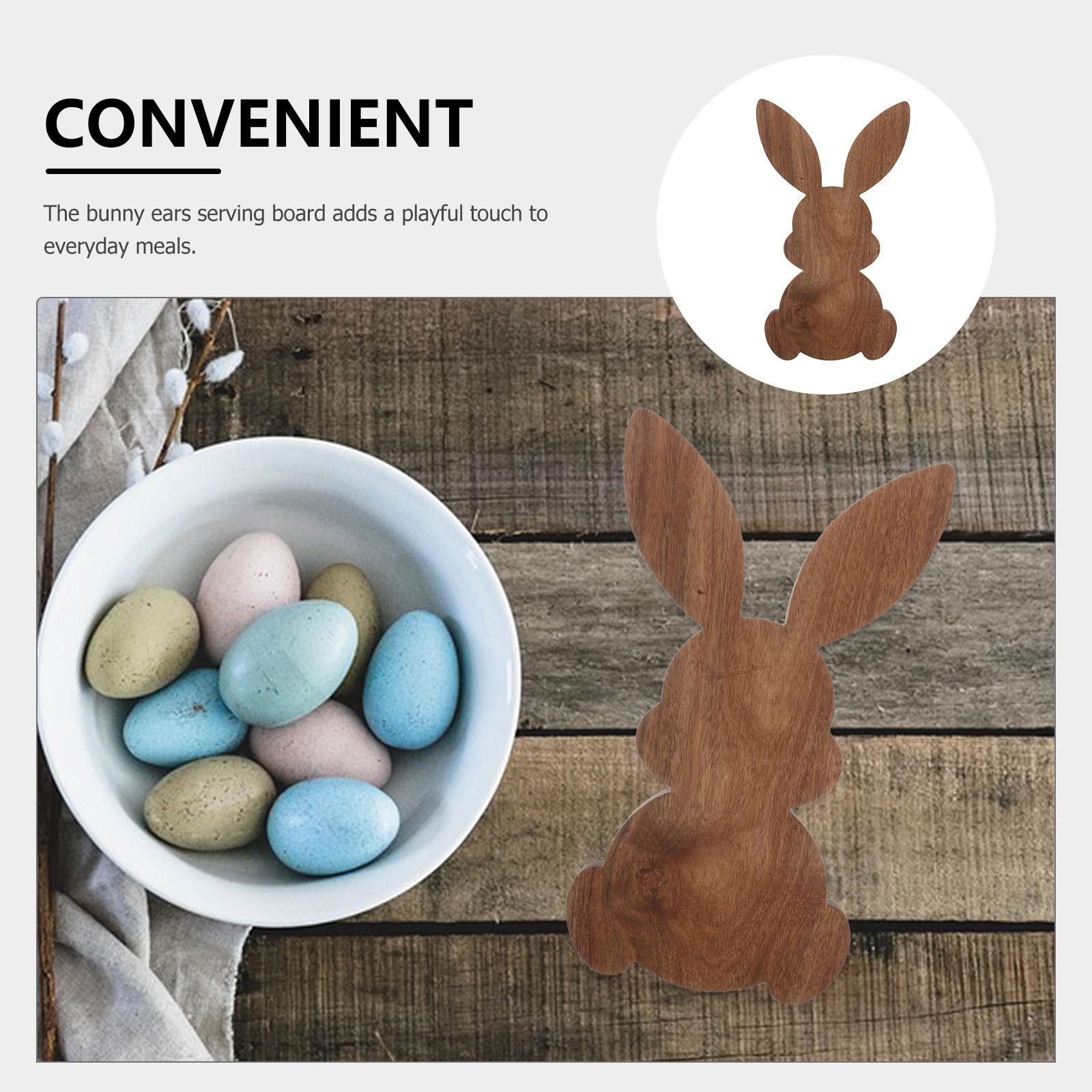 Bunny Shape Wooden Cutting Board Acacia Wood Charcuterie Cheese Bread Serving Tray Fruit Appetizer Bunny Cheese Board 39X21.7X1.5CM
Bunny Shape Wooden Cutting Board Acacia Wood Charcuterie Cheese Bread Serving Tray Fruit Appetizer Bunny Cheese Board 39X21.7X1.5CM