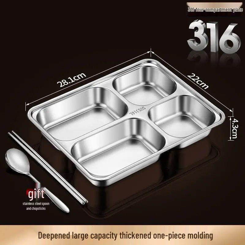 316 Stainless Steel Compartment Tray for Office or Student Use
316 Stainless Steel Compartment Tray for Office or Student Use
