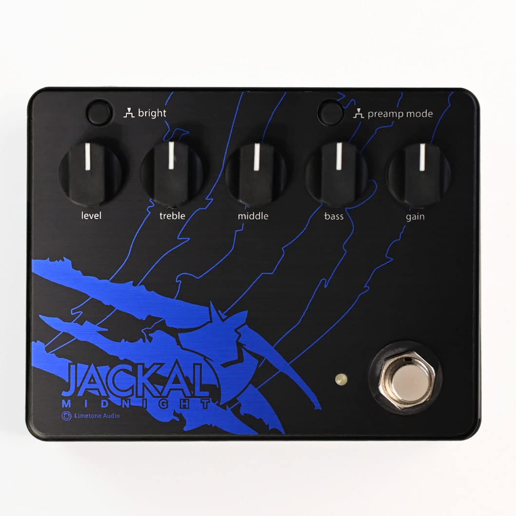 Limetone Audio JACKAL MIDNIGHT Bass Distortion Pedal
Limetone Audio JACKAL MIDNIGHT Bass Distortion Pedal