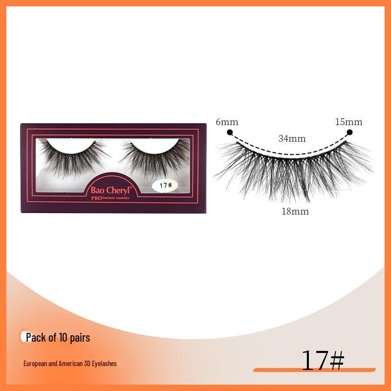 3D Накладные ресницы из искусственного меха норки - 10 пар, Натуральный длинный стиль Variant 5
3D Накладные ресницы из искусственного меха норки - 10 пар, Натуральный длинный стиль Variant 5