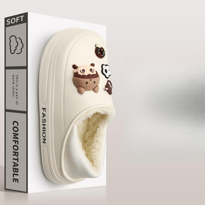 Winter New Style Two-Way Thick-Soled Cotton Slippers for Women, Outdoor and Indoor Waterproof Non-Slip Fleece-Lined Warm Cotton Shoes 40/41 білий
Winter New Style Two-Way Thick-Soled Cotton Slippers for Women, Outdoor and Indoor Waterproof Non-Slip Fleece-Lined Warm Cotton Shoes 40/41 білий