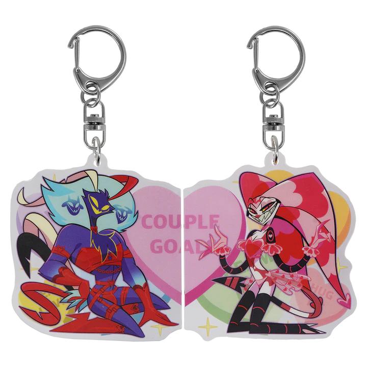 6cm Valentine Day Acrylic Keychain Anime Acrylic Bag Charm for Helluva Boss Ozzie Fizz Blitz Moxxie Couple Collection Gifts 5pcs
6cm Valentine Day Acrylic Keychain Anime Acrylic Bag Charm for Helluva Boss Ozzie Fizz Blitz Moxxie Couple Collection Gifts 5pcs