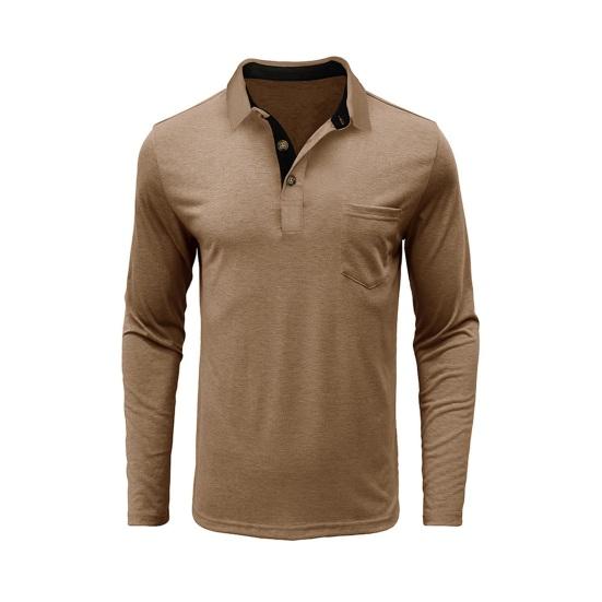 Yousheng Men Spring Fall Shirt Buttoned Turn-down Collar Long Sleeves Mid Length Top Contrast Color Pullover Business Daily Wear Top XXXL хакі
Yousheng Men Spring Fall Shirt Buttoned Turn-down Collar Long Sleeves Mid Length Top Contrast Color Pullover Business Daily Wear Top XXXL хакі