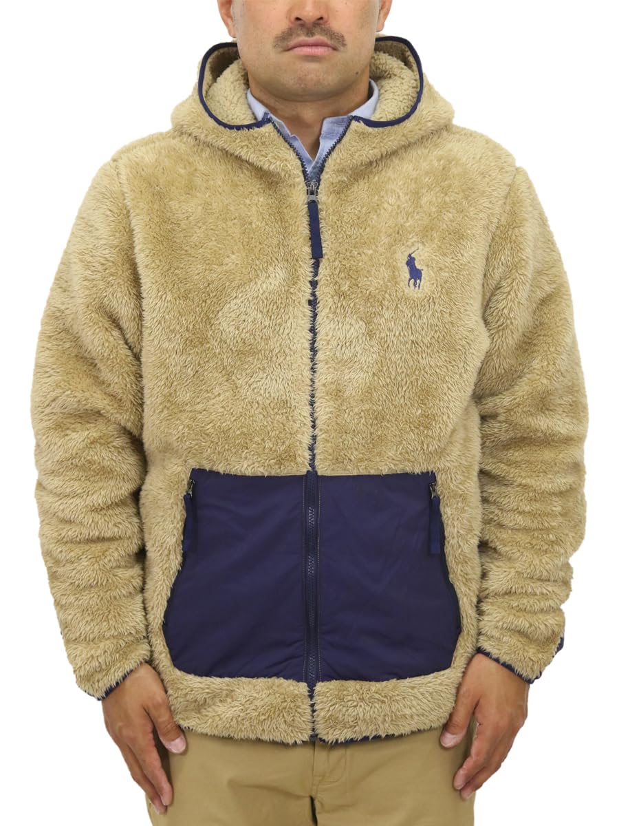 POLO RALPH LAUREN Флисовая куртка с капюшоном и панелями Retro Pile Performance, большого размера, мужская, на молнии, с логотипом Pony, L, Хаки/Темно-синий (Код товара 01010066)
POLO RALPH LAUREN Флисовая куртка с капюшоном и панелями Retro Pile Performance, большого размера, мужская, на молнии, с логотипом Pony, L, Хаки/Темно-синий (Код товара 01010066)