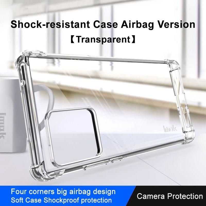 IMAK For Motorola Moto X30 Pro 5G/Edge 30 Ultra 5G Clear TPU Case Drop-proof Protection Airbag Corner Phone Cover Transparent
IMAK For Motorola Moto X30 Pro 5G/Edge 30 Ultra 5G Clear TPU Case Drop-proof Protection Airbag Corner Phone Cover Transparent