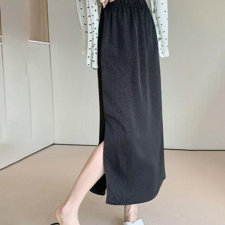 Women s Summer Sheer Gold-Flecked Slit Midi Skirt - High-Waist Textured Drapey Skirt with Fluid Elegance XL чорний
Women s Summer Sheer Gold-Flecked Slit Midi Skirt - High-Waist Textured Drapey Skirt with Fluid Elegance XL чорний