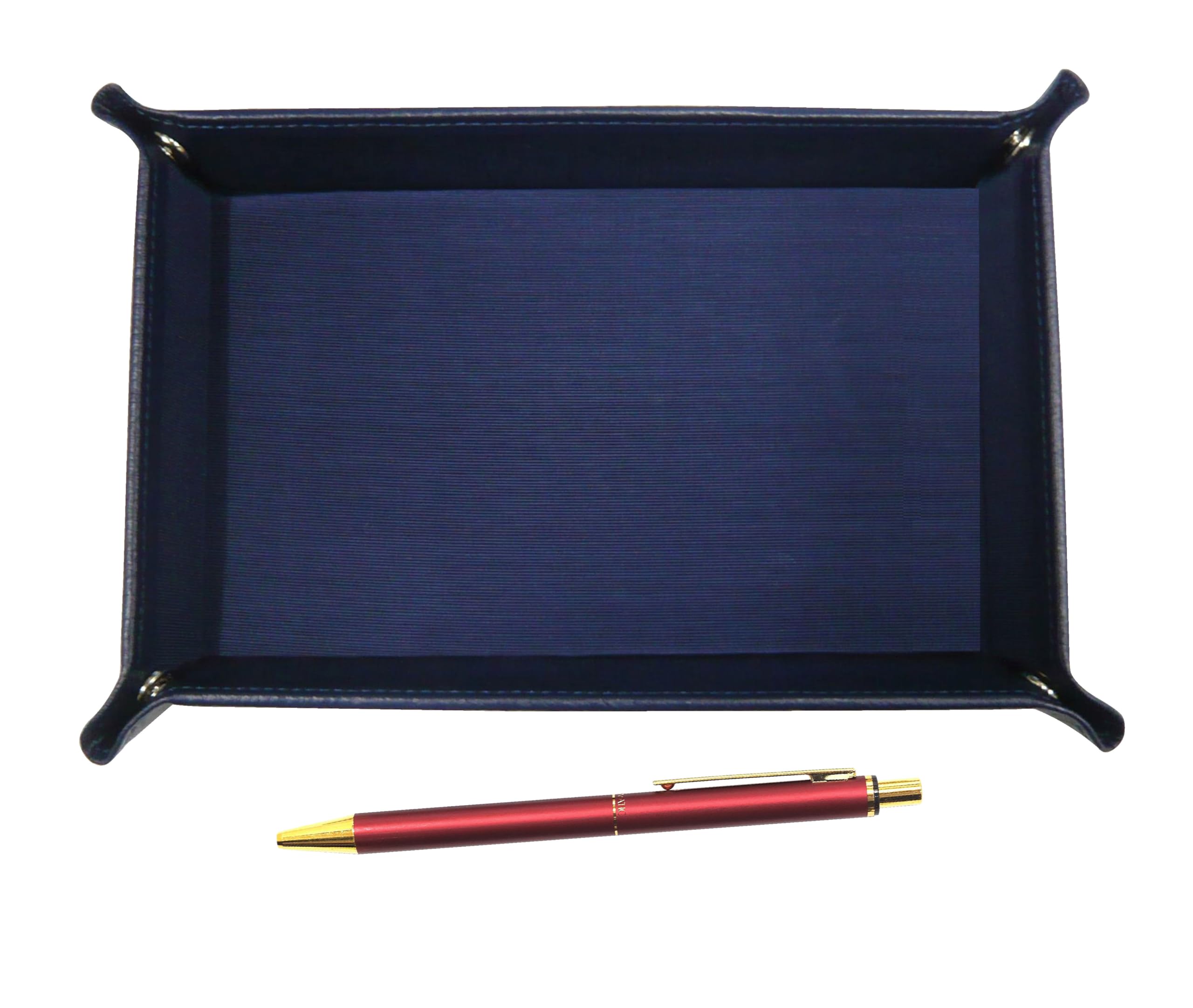Japanese grained cowhide pen tray blue NQ25 standard size metal straight knock double anodized ring ballpoint pen set red TRAL-NQ25B-R
Japanese grained cowhide pen tray blue NQ25 standard size metal straight knock double anodized ring ballpoint pen set red TRAL-NQ25B-R