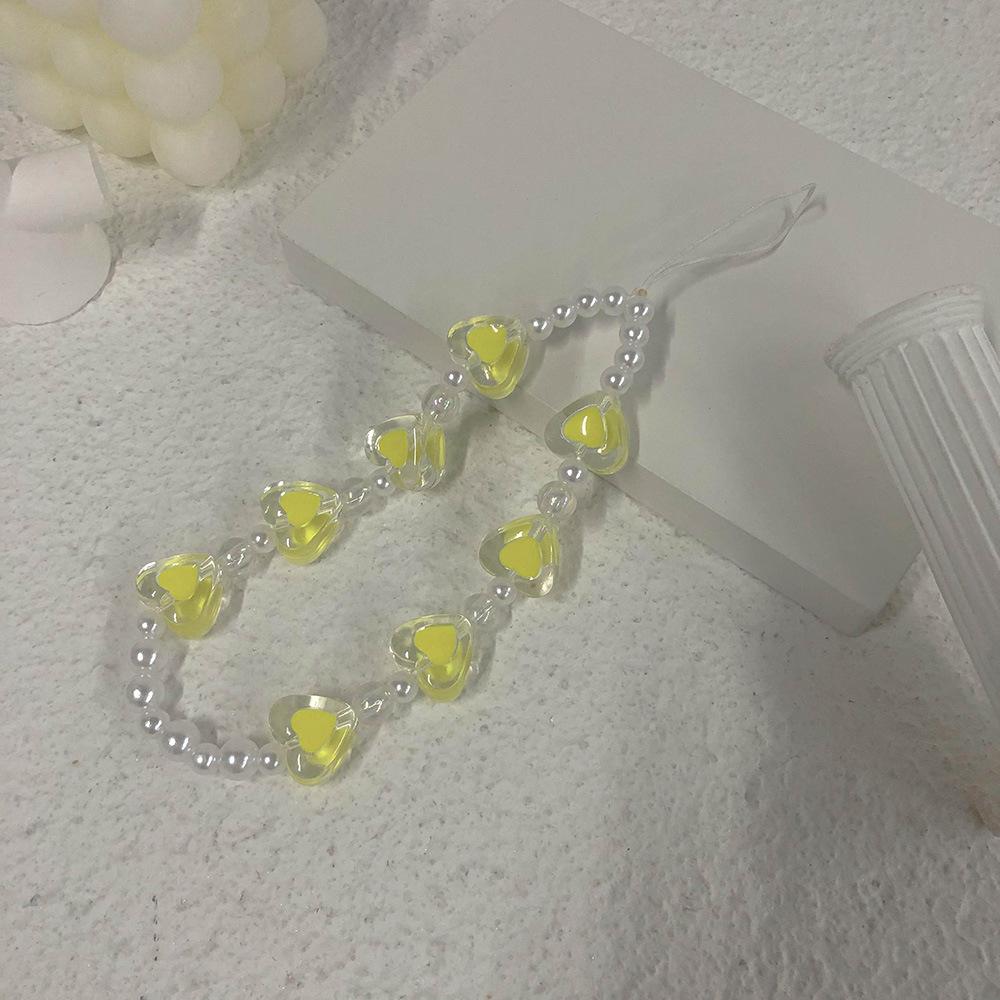 New INS wind transparent color cute love anti-lost hand carry fashion chain mobile phone chain жёлтый
New INS wind transparent color cute love anti-lost hand carry fashion chain mobile phone chain жёлтый