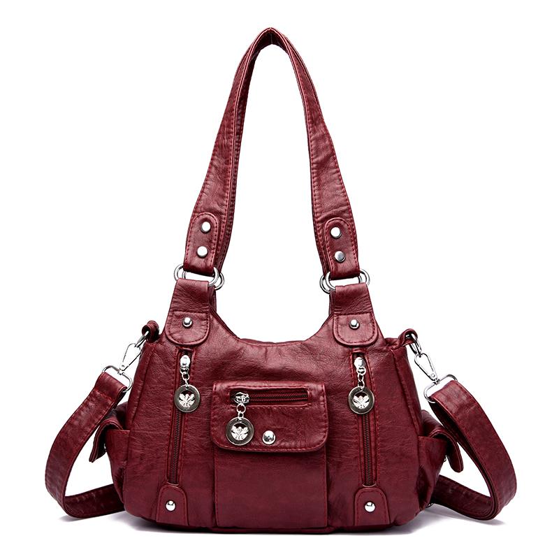 Casual Female Bag Soft PU Leather Messenger Bag High-Quality Multi-pocket Shoulder Bag Solid Color Ladies Crossbody Bag 28cm 10cm 21cm
Casual Female Bag Soft PU Leather Messenger Bag High-Quality Multi-pocket Shoulder Bag Solid Color Ladies Crossbody Bag 28cm 10cm 21cm