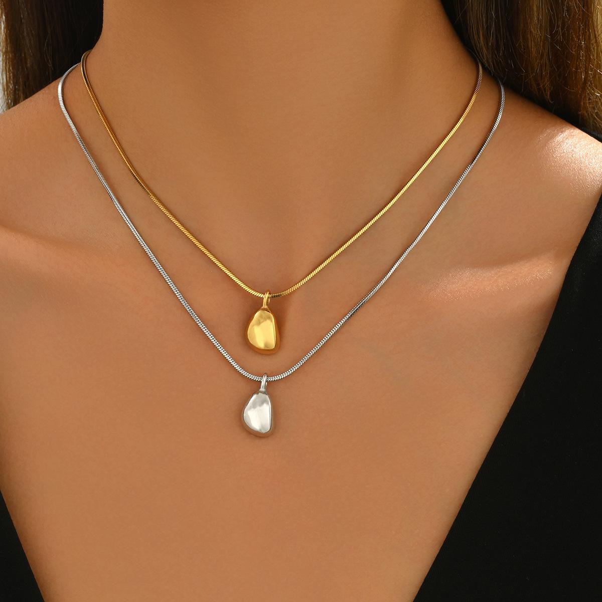 Geometric Light Luxury Women s Necklace Niche Ring Water Drop Design Simple Long Clavicle Chain Necklace Women XL5679-2
Geometric Light Luxury Women s Necklace Niche Ring Water Drop Design Simple Long Clavicle Chain Necklace Women XL5679-2