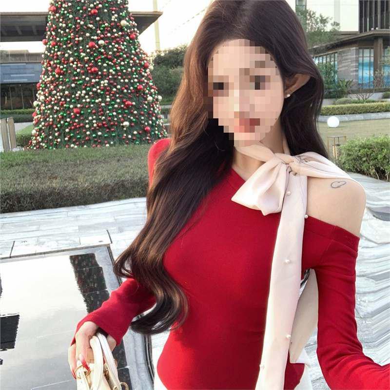 Women s One-Shoulder Slim Fit Red Long Sleeve Top with Bow Detail Medium червоний
Women s One-Shoulder Slim Fit Red Long Sleeve Top with Bow Detail Medium червоний