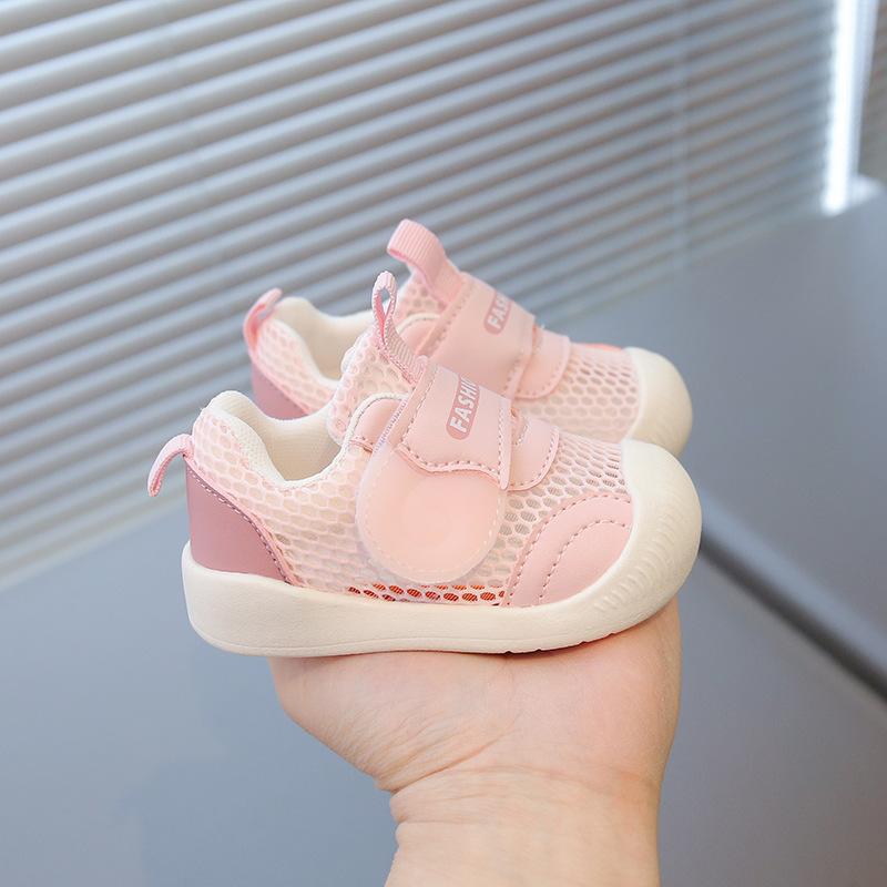 2025 лето девочки одинарная сетка обувь для малышей полая сетка детская домашняя обувь мальчики функциональная обувь Size 16-20 5 pairs starting