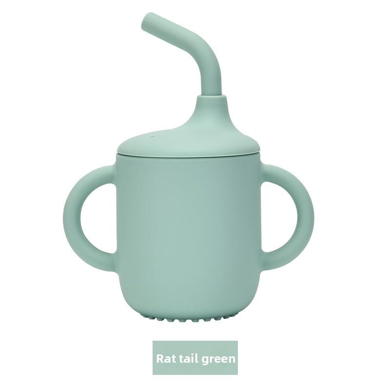 Детская обучающая поилка с крышкой и ручкой, непроливайка, детская кружка-поильник с трубочкой Rattail Green
Детская обучающая поилка с крышкой и ручкой, непроливайка, детская кружка-поильник с трубочкой Rattail Green