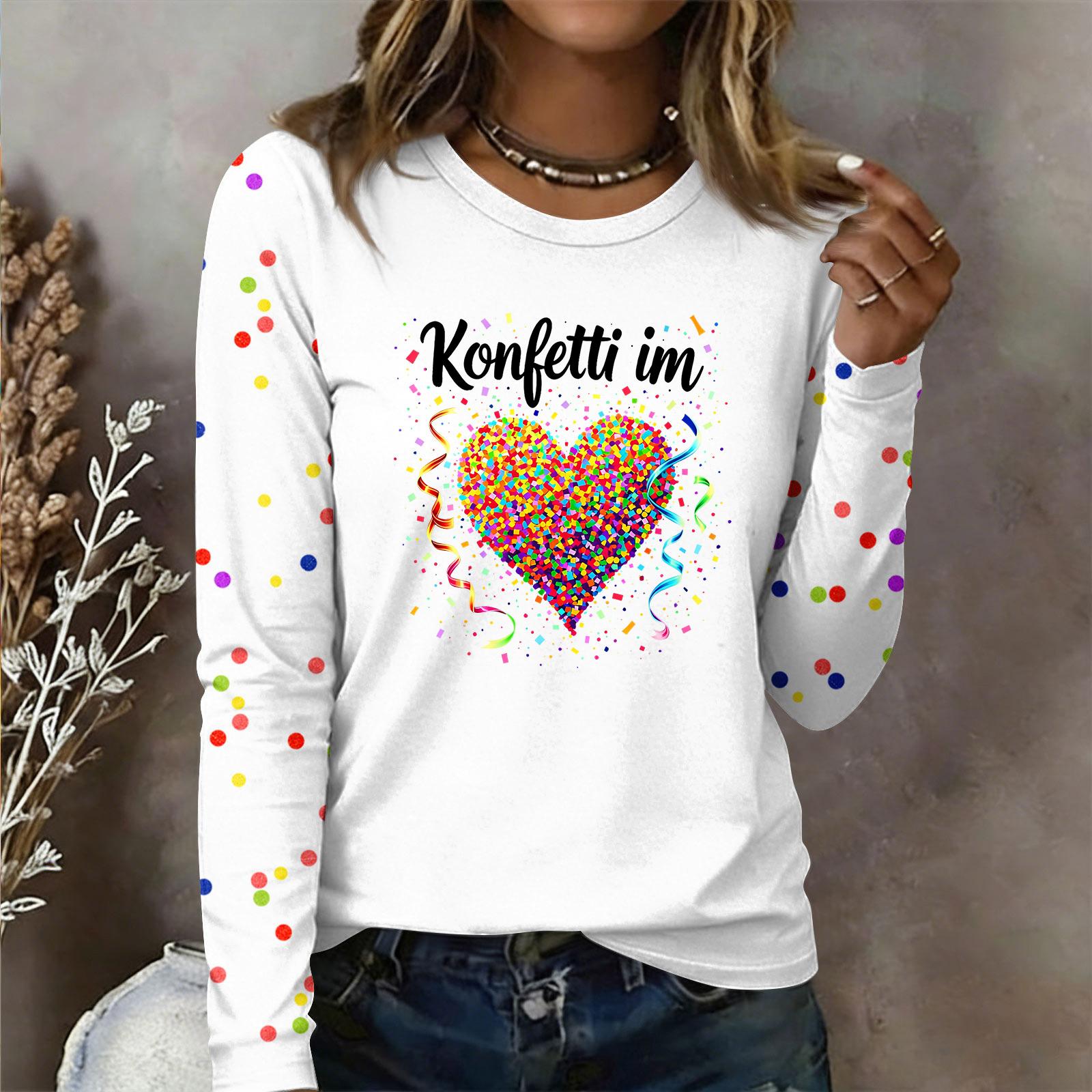 Women s Long Sleeved Shirt Confetti In The Heart Carniva LBarrel Night Confetti Shirts XXL білий
Women s Long Sleeved Shirt Confetti In The Heart Carniva LBarrel Night Confetti Shirts XXL білий