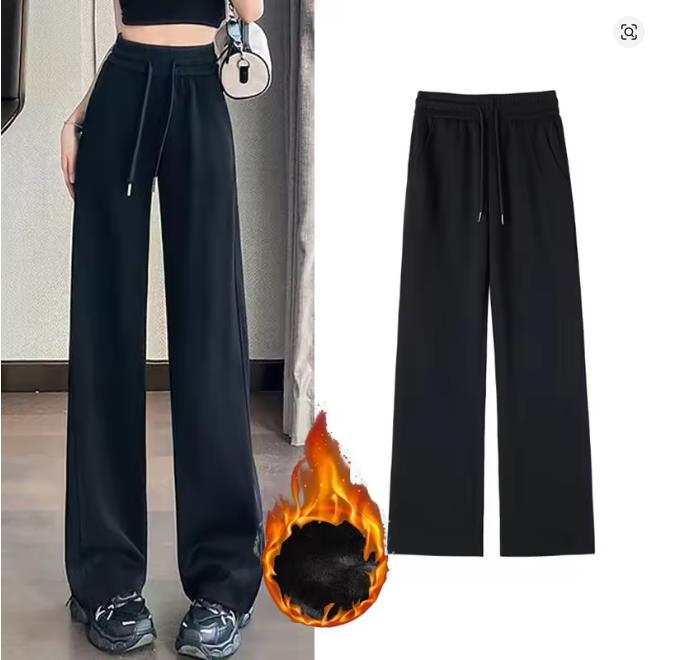 Зимние женские шикарные брюки с высокой талией и прямыми штанинами, женские плюшевые повседневные мешковатые брюки, теплые флисовые брюки для девочек для снега S
Зимние женские шикарные брюки с высокой талией и прямыми штанинами, женские плюшевые повседневные мешковатые брюки, теплые флисовые брюки для девочек для снега S