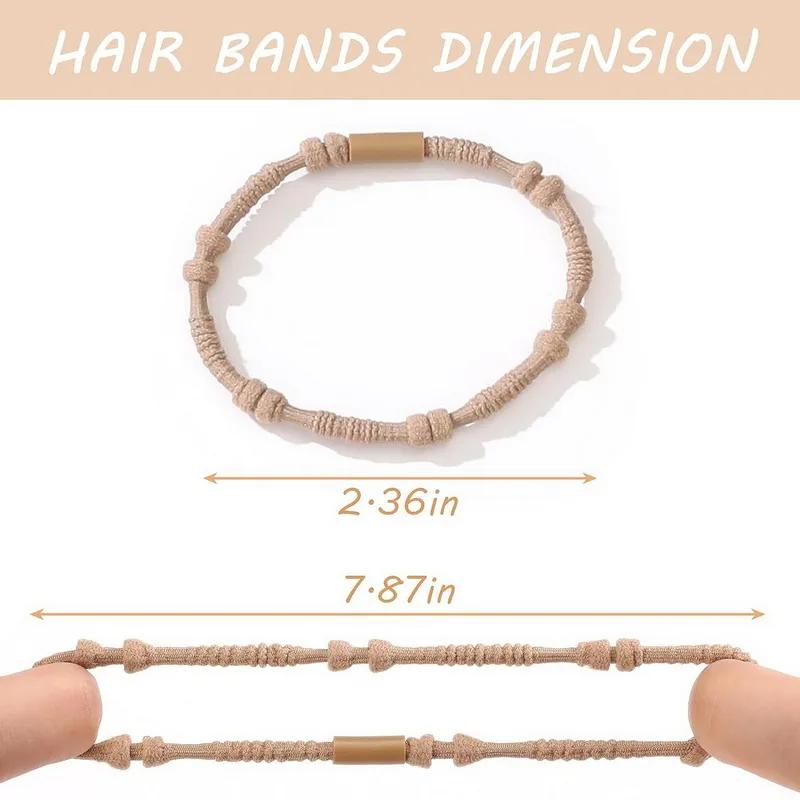 20 pcs Boho bracelet hair ties for women elastic hair rubber bands girls black Bracelet hair rope Ponytail Holder hairbands синій 
20 pcs Boho bracelet hair ties for women elastic hair rubber bands girls black Bracelet hair rope Ponytail Holder hairbands синій