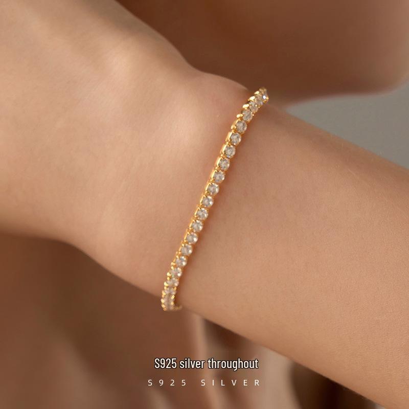 Under the Banyan Tree S925 Silver Diamond-Studded Luxury Bracelet for Women - Exquisite, Trendy, and Sophisticated Jewelry. 15cm золотий
Under the Banyan Tree S925 Silver Diamond-Studded Luxury Bracelet for Women - Exquisite, Trendy, and Sophisticated Jewelry. 15cm золотий