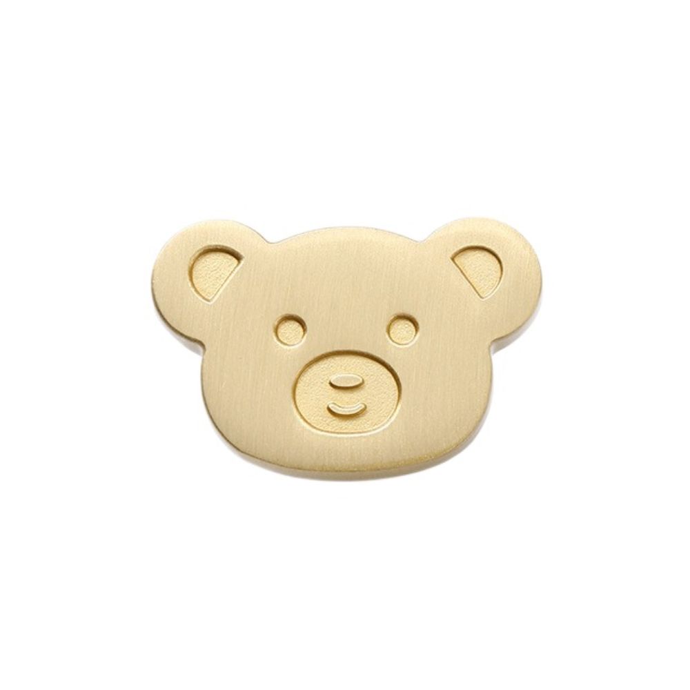 Ручки для мебели в виде медведя в форме сердца Кошачья лапка Ручки для шкафов Ящики Мультяшные дверные ручки Спальня Style 3