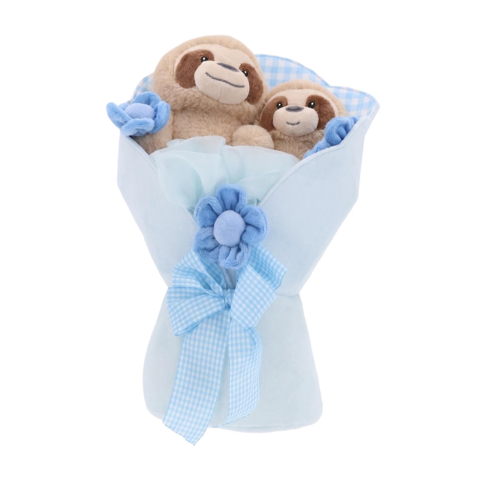 Medium Sloth Plush Bouquet — Blue & Brown — Mother s Day Gift One Size
Medium Sloth Plush Bouquet — Blue & Brown — Mother s Day Gift One Size