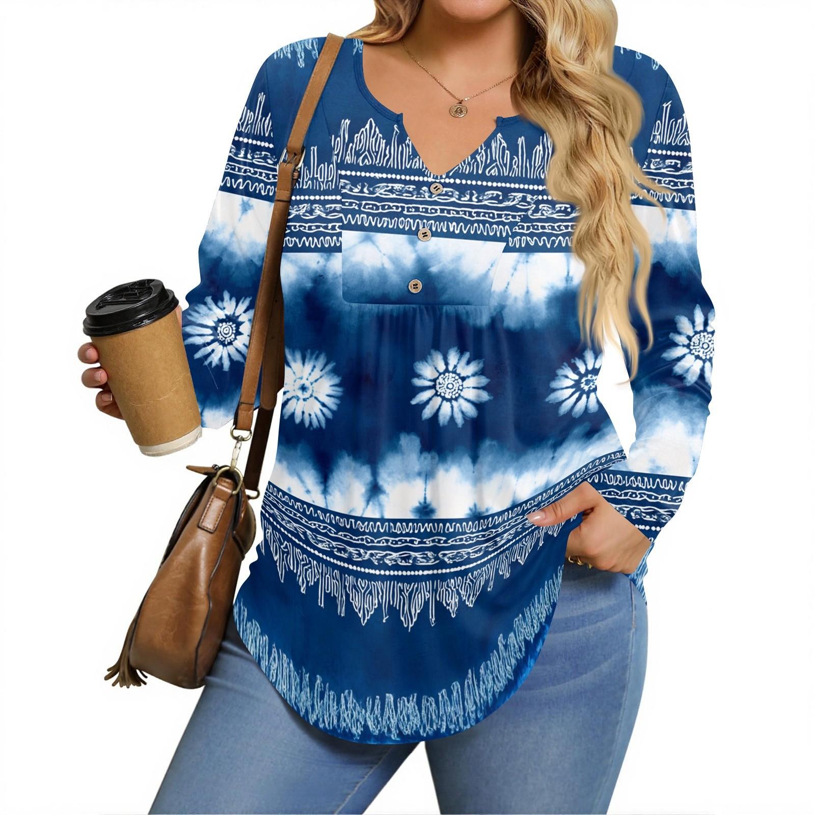 Женские рубашки больших размеров с длинным рукавом, туники с V-образным вырезом, базовые футболки свободного кроя XXXXL
Женские рубашки больших размеров с длинным рукавом, туники с V-образным вырезом, базовые футболки свободного кроя XXXXL