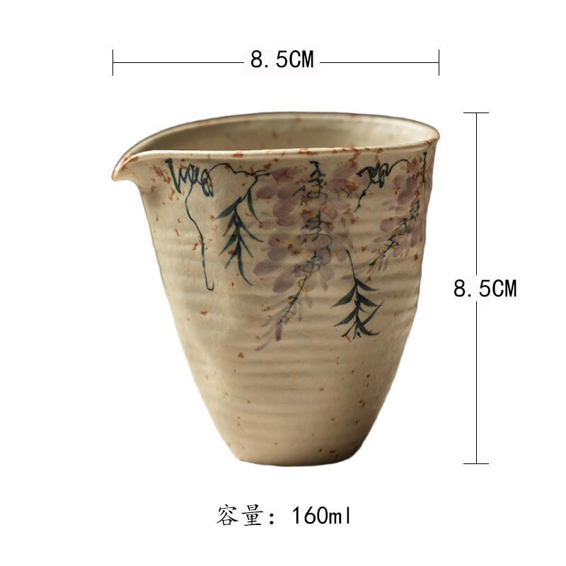 160ml Hand-painted Wisteria Tea Pitcher Tea Divider Cha Hai Dispenser Household Justice Cup Fair Mug Teaware Ornaments Supplies As Your Choose
160ml Hand-painted Wisteria Tea Pitcher Tea Divider Cha Hai Dispenser Household Justice Cup Fair Mug Teaware Ornaments Supplies As Your Choose