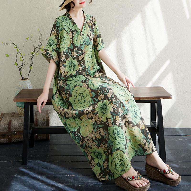 Реальное фото летнее платье с V-образным вырезом из тонкого хлопка и льна большого размера свободное литературное праздничное ветровка пляжная юбка ретро длинное платье Large size average size зелёный
Реальное фото летнее платье с V-образным вырезом из тонкого хлопка и льна большого размера свободное литературное праздничное ветровка пляжная юбка ретро длинное платье Large size average size зелёный