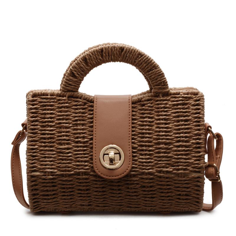 2025 Women Leisure Rattan Tote Box Lady Handbag Trendy Weaving Crossbody Bag Retro Straw Summer Beach Bag Messenger Bag коричневый
2025 Women Leisure Rattan Tote Box Lady Handbag Trendy Weaving Crossbody Bag Retro Straw Summer Beach Bag Messenger Bag коричневый
