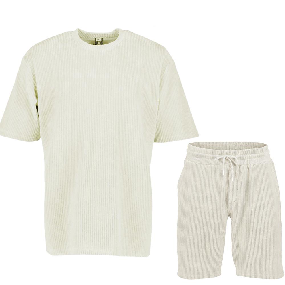 2023 Summer Man s Striped Suit Loose Crew Neck Short-sleeved T-shirt And Shorts Solid Color Sports Casual Two-piece Set S бежевый
2023 Summer Man s Striped Suit Loose Crew Neck Short-sleeved T-shirt And Shorts Solid Color Sports Casual Two-piece Set S бежевый
