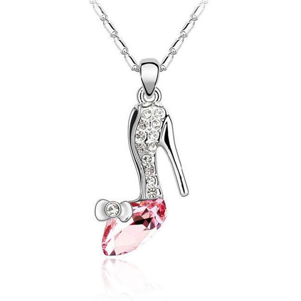 Lovers Elegant Glass Romantic Jewelry Shoe Fantasy Lady Cinderella Gift Statement Women Heel Pendant Crystal High Necklace
Lovers Elegant Glass Romantic Jewelry Shoe Fantasy Lady Cinderella Gift Statement Women Heel Pendant Crystal High Necklace