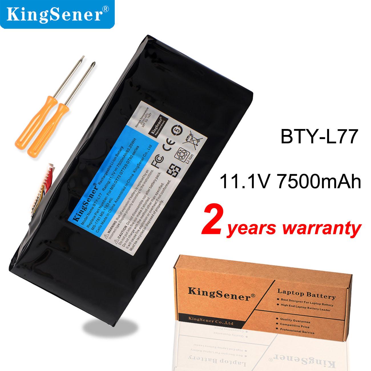 KingSener BTY-L77 Аккумулятор для ноутбука MSI GT72 2QD GT72S 6QF GT80 2QE Series WT72 MS-1781 MS-1783 2PE-022CN 2QD-1019XCN 2QD-292XCN 11,1 В 83,25 Втч
KingSener BTY-L77 Аккумулятор для ноутбука MSI GT72 2QD GT72S 6QF GT80 2QE Series WT72 MS-1781 MS-1783 2PE-022CN 2QD-1019XCN 2QD-292XCN 11,1 В 83,25 Втч