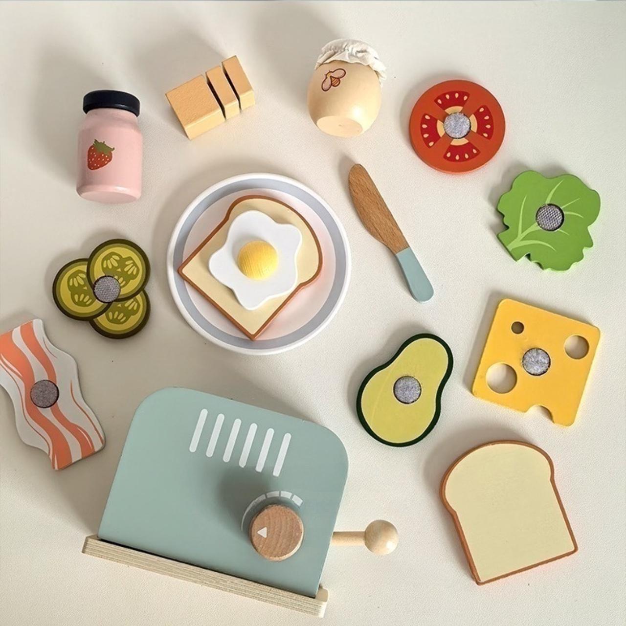 Wooden Bread maker suit Toy Pretend Play Food Learning Role Play Game Early Educational Toys for Toddlers Girls Boys Kids Gifts
Wooden Bread maker suit Toy Pretend Play Food Learning Role Play Game Early Educational Toys for Toddlers Girls Boys Kids Gifts
