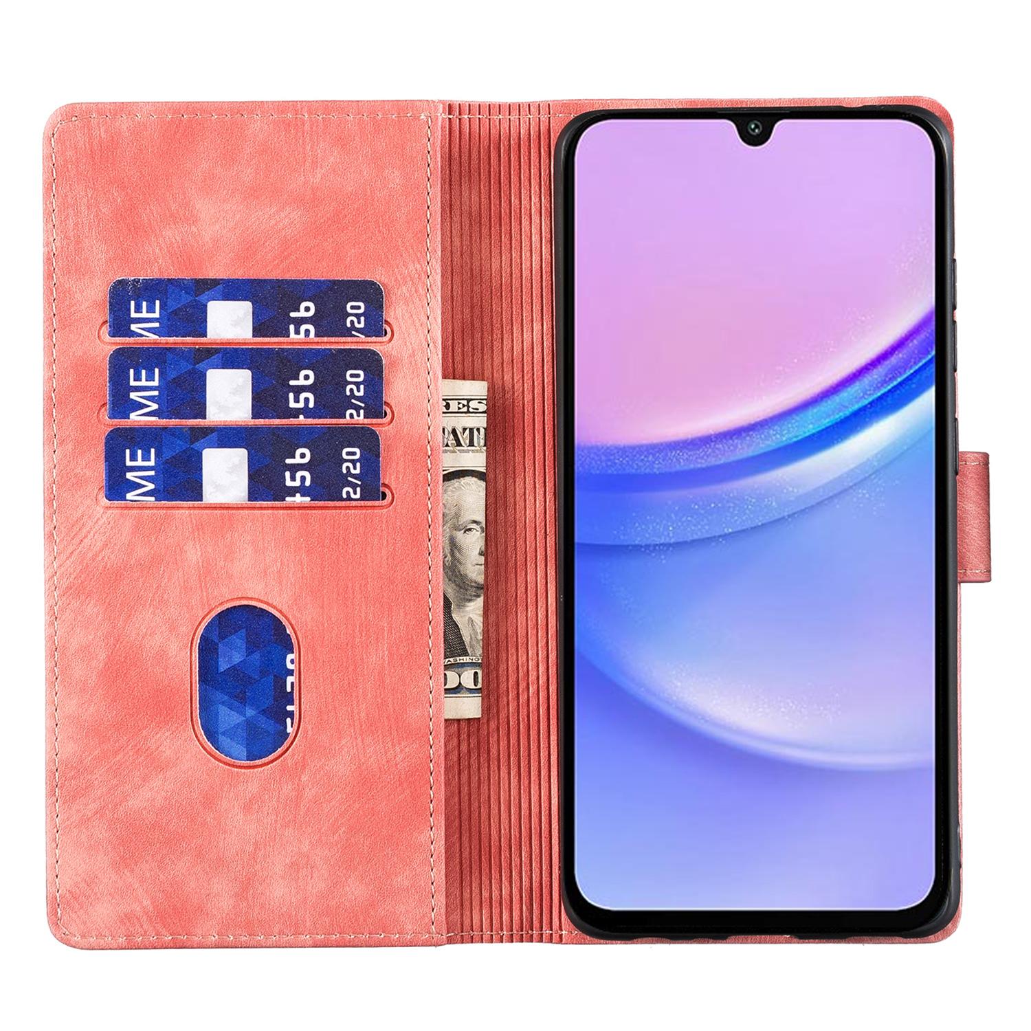 For Samsung Galaxy A35 5G Phone Case Cute Cat Imprint Anti-Scratch PU Leather Wallet Flip Cover Pink
For Samsung Galaxy A35 5G Phone Case Cute Cat Imprint Anti-Scratch PU Leather Wallet Flip Cover Pink