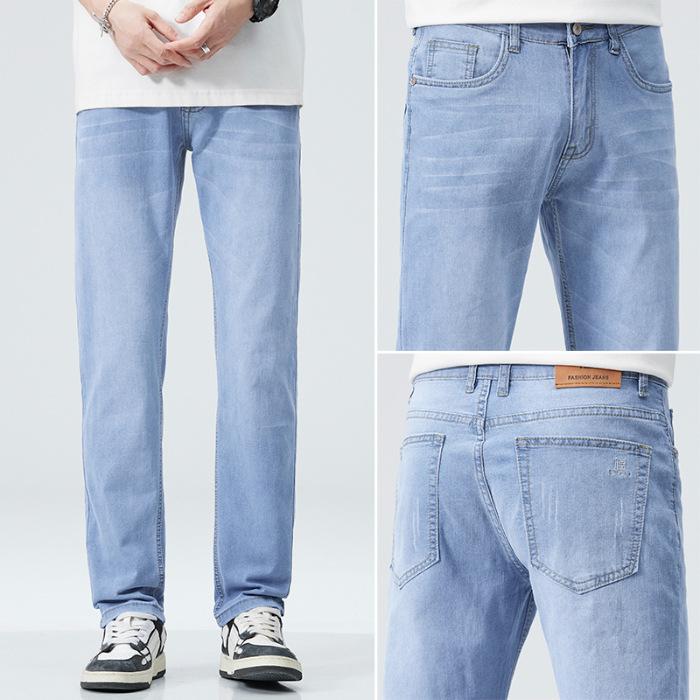 Summer Thin Jeans Men s Slim Casual Straight Loose Long Pants Versatile 28
Summer Thin Jeans Men s Slim Casual Straight Loose Long Pants Versatile 28