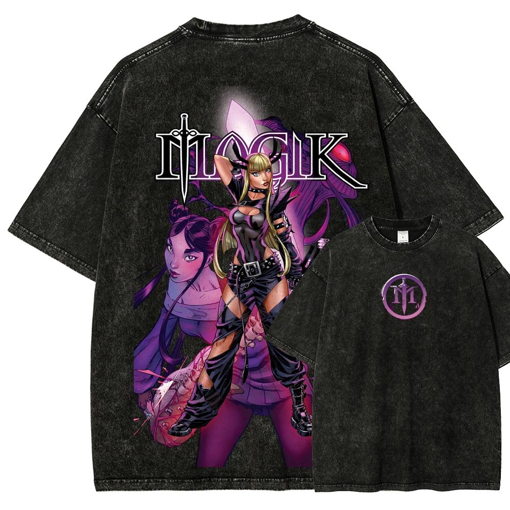 Punk Style Magik Graphic TShirt for Men Women Vintage Washed Oversized Cotton Tee Streetwear Retro Acid Wash Short Sleeve Tops M
Punk Style Magik Graphic TShirt for Men Women Vintage Washed Oversized Cotton Tee Streetwear Retro Acid Wash Short Sleeve Tops M