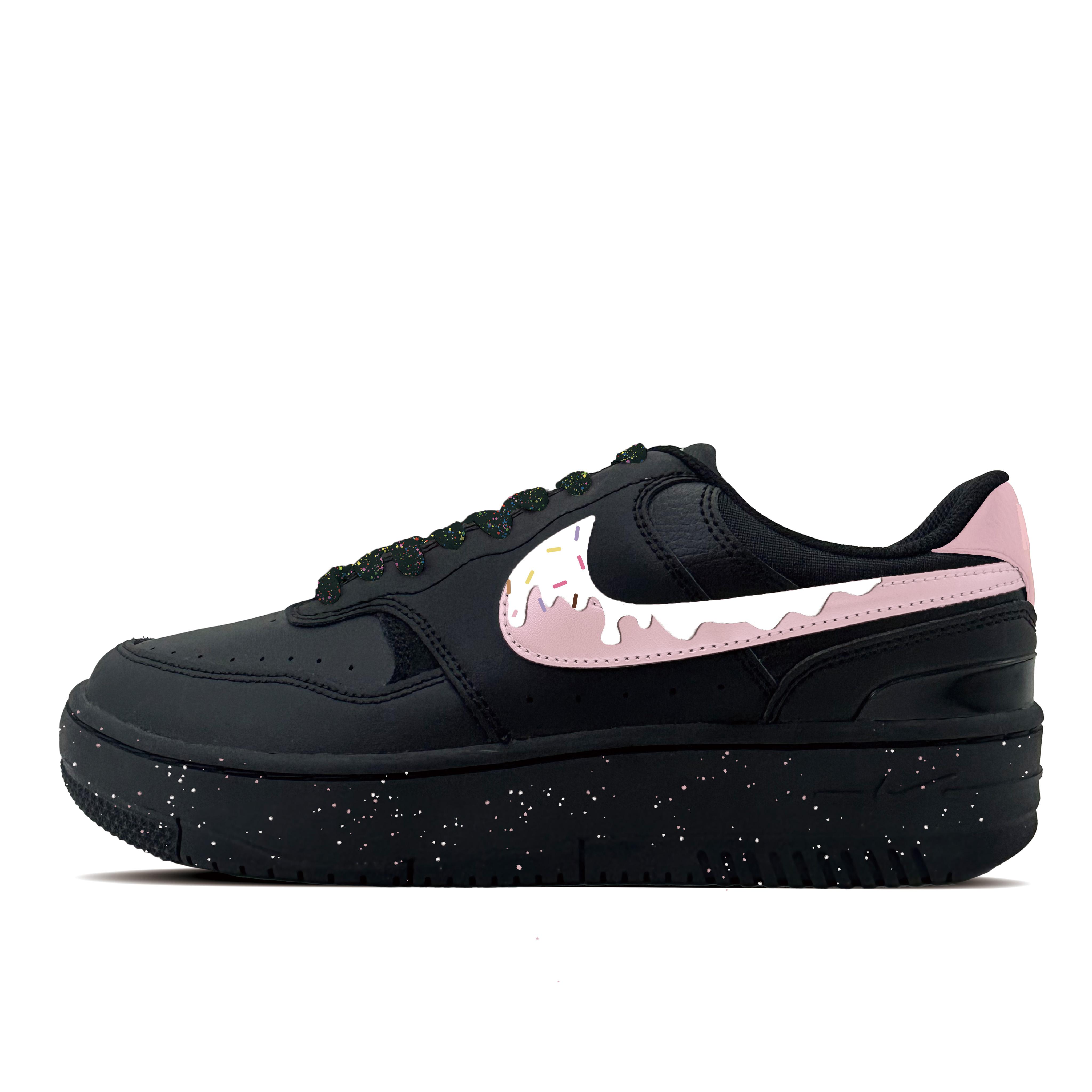 Nike Gamma Force Black Sugar Synthetic Leather Abrasion Resistant Low top Skateboard Shoes Women s Black HQ1674-001(team-1081) 38.5
Nike Gamma Force Black Sugar Synthetic Leather Abrasion Resistant Low top Skateboard Shoes Women s Black HQ1674-001(team-1081) 38.5
