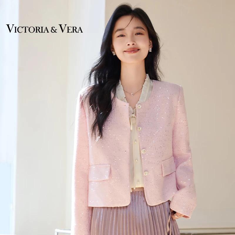 VICTORIA&VERA Women s Sparkle Textured Jacket M
VICTORIA&VERA Women s Sparkle Textured Jacket M