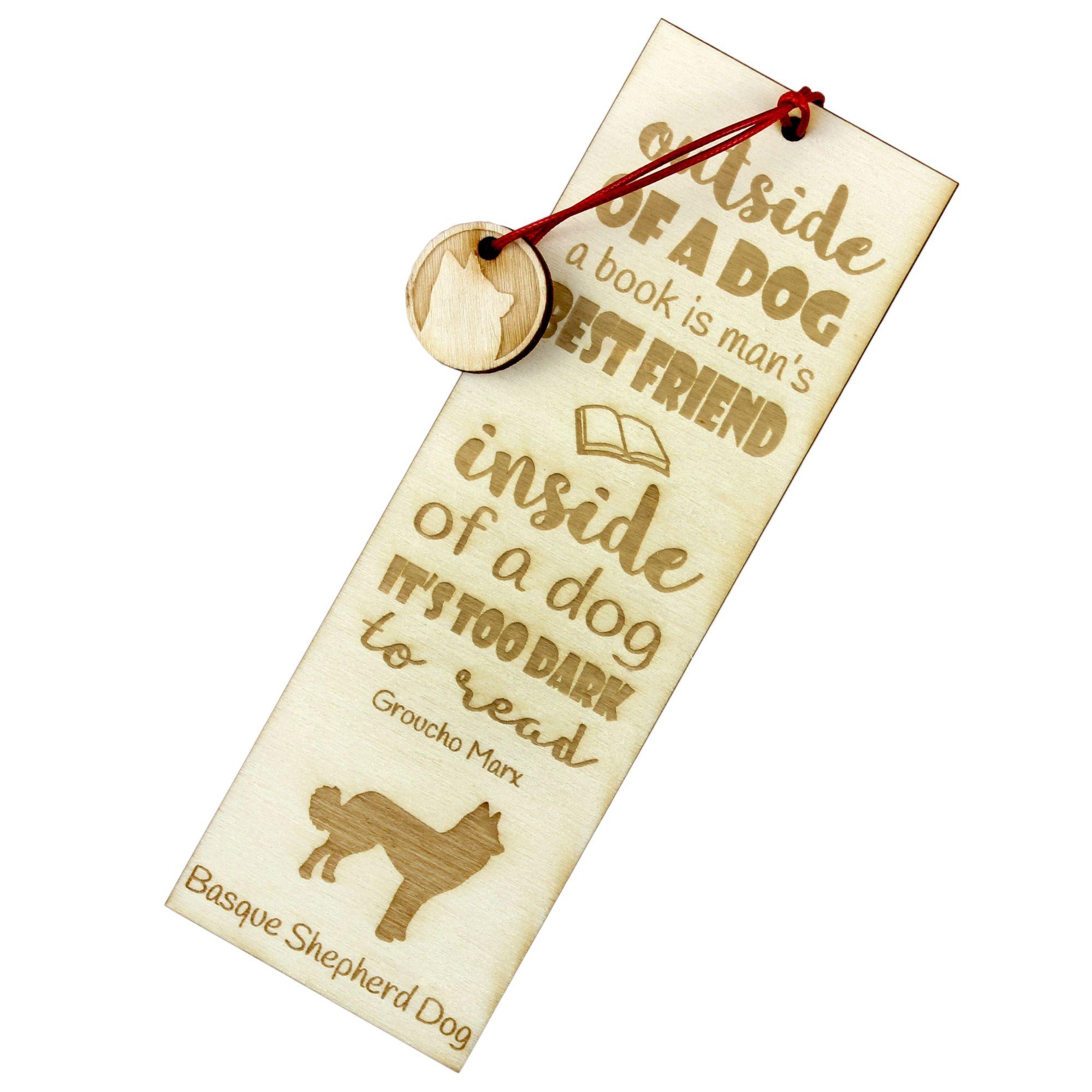 Basque Shepherd Dog, Basque Sheepdog - dog bookmark, personalized bookmark, gift for bookworm from Art-Dog brand
Basque Shepherd Dog, Basque Sheepdog - dog bookmark, personalized bookmark, gift for bookworm from Art-Dog brand