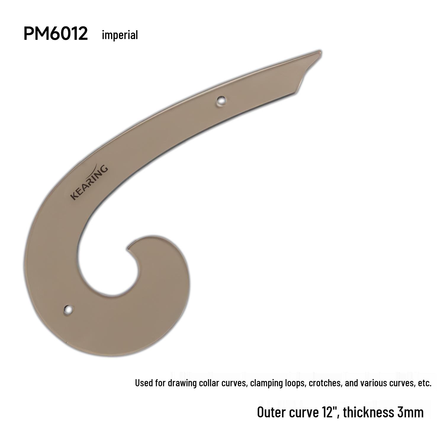 Acrylic Clothing Curve Ruler, Inch System: Armhole & Tailor s Curved Pattern Tool Other
Acrylic Clothing Curve Ruler, Inch System: Armhole & Tailor s Curved Pattern Tool Other