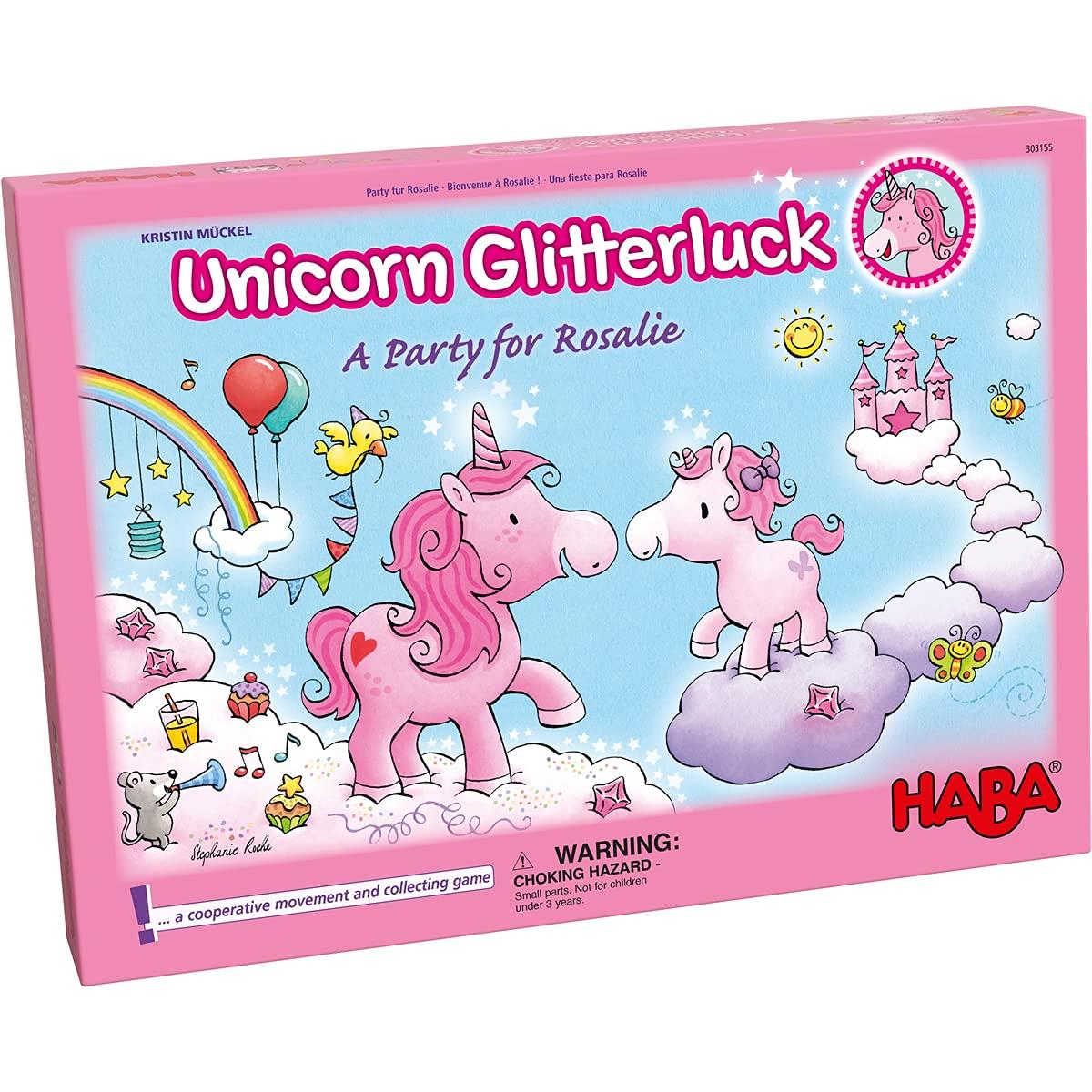 HABA Unicorn Glitter Rack Rosalie Кооперативная игра для детей от 4 лет - Вечеринка. вверх.
HABA Unicorn Glitter Rack Rosalie Кооперативная игра для детей от 4 лет - Вечеринка. вверх.