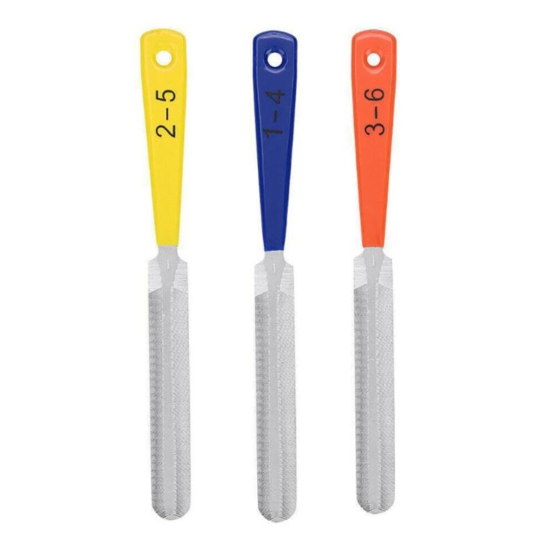 3 шт. Двусторонняя пилка для пропилов под гайки гитары, Басовая гитара, Напильник для шлифовки и обслуживания, 3 разных размера 1
3 шт. Двусторонняя пилка для пропилов под гайки гитары, Басовая гитара, Напильник для шлифовки и обслуживания, 3 разных размера 1