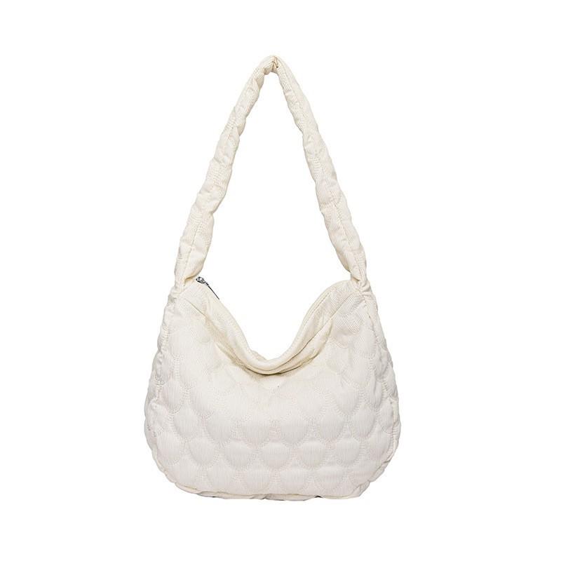 Tote Bag Women s Cross-border New Fashionable Foreign-style Pleated Puff Down Texture Large Capacity Single-shoulder Cross-section Female білий
Tote Bag Women s Cross-border New Fashionable Foreign-style Pleated Puff Down Texture Large Capacity Single-shoulder Cross-section Female білий