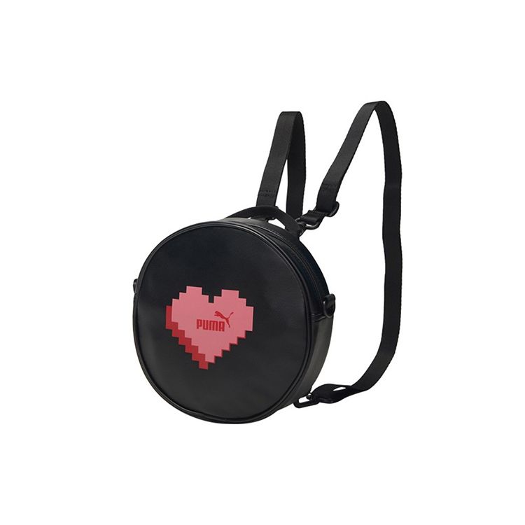 Puma Mosaic Heart Crossbody Faux Leather Round Bag Mini Backpack Women backpack Black 076960-04 Black
Puma Mosaic Heart Crossbody Faux Leather Round Bag Mini Backpack Women backpack Black 076960-04 Black