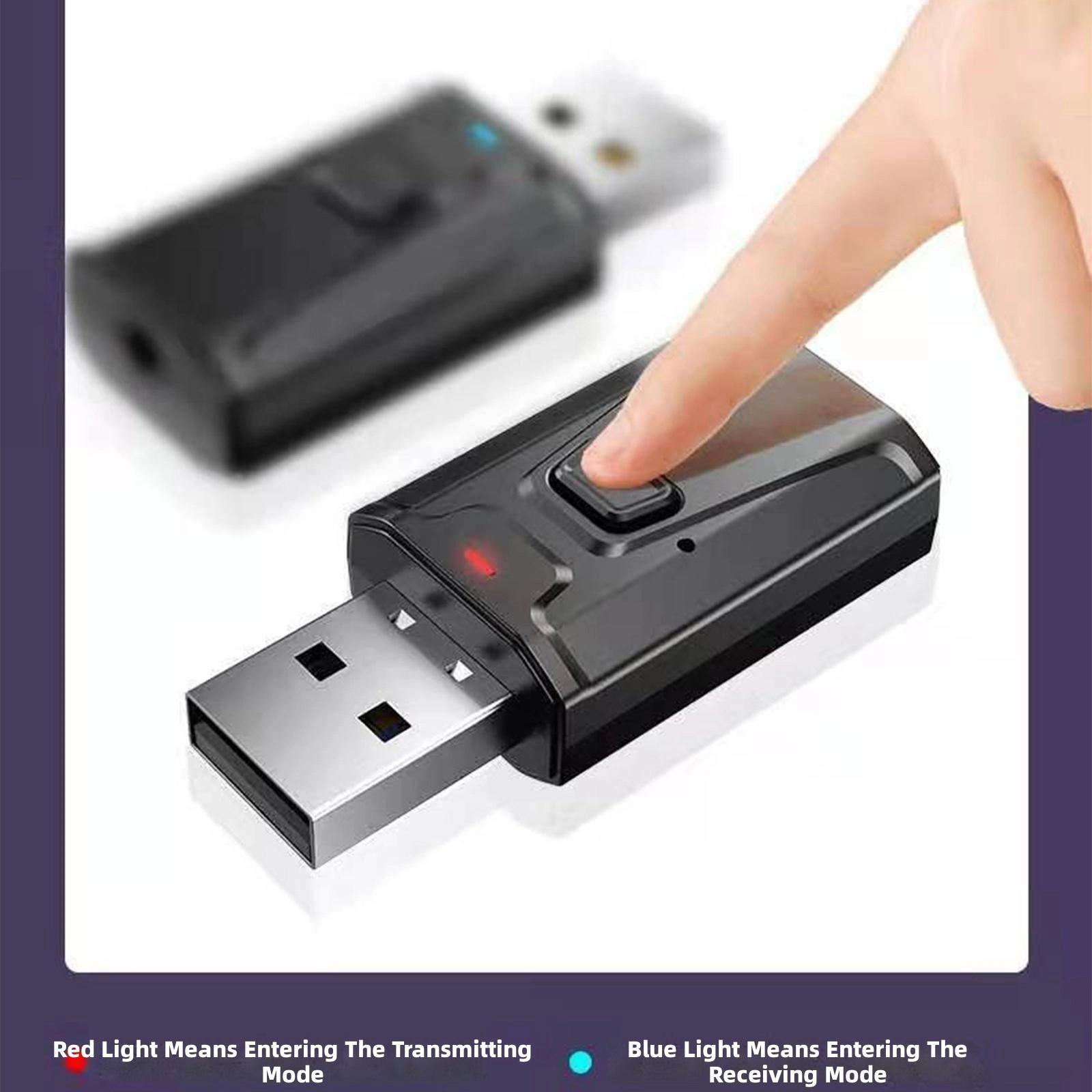 Portable 3.5mm USB Bluetooth-compatible Music Adapter Receiver and Transmitter for Home and Travel Entertainment Systems 1
Portable 3.5mm USB Bluetooth-compatible Music Adapter Receiver and Transmitter for Home and Travel Entertainment Systems 1
