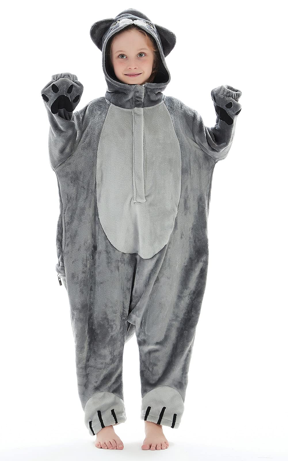 OLAOLA Кигуруми кошка Пижама для животных Зимняя пижама для дома Милая Размер M Детская, Костюм, Пушистый, Теплый, Использование, Фланель, Унисекс, серый
OLAOLA Кигуруми кошка Пижама для животных Зимняя пижама для дома Милая Размер M Детская, Костюм, Пушистый, Теплый, Использование, Фланель, Унисекс, серый