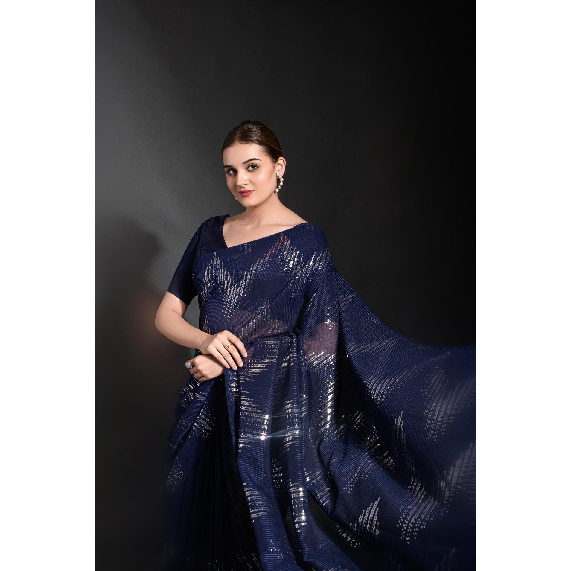 Вышивка Премиум Beautiful Sequence Сари двойной нитью 
Вышивка Премиум Beautiful Sequence Сари двойной нитью