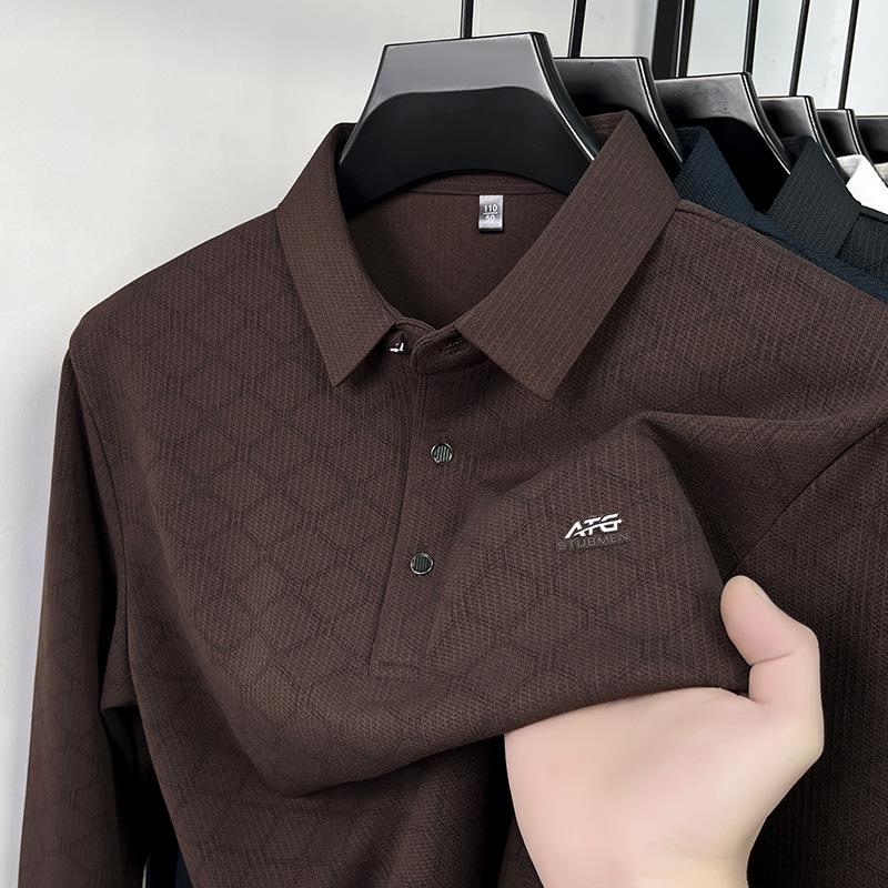 2026 Spring/Autumn Middle-Aged Men s Printed Long-Sleeve Polo Shirt with Lapel Collar 180/2XL (145-160 cm) кофейный
2026 Spring/Autumn Middle-Aged Men s Printed Long-Sleeve Polo Shirt with Lapel Collar 180/2XL (145-160 cm) кофейный