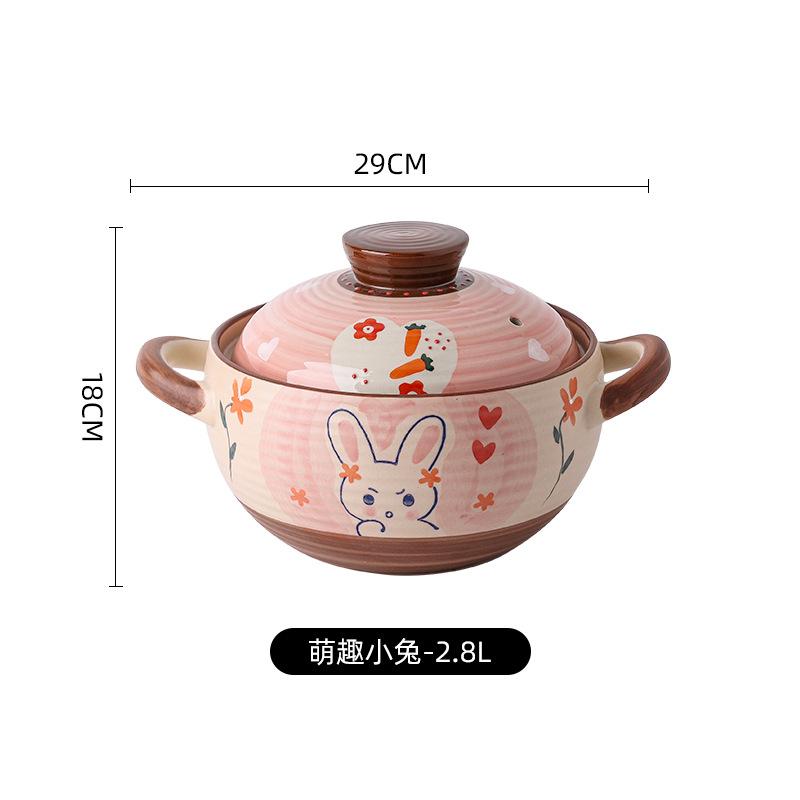 Japanese Gas Casserole Cartoon Ceramic Saucepan Clay Soup Pot Cooking Tools Cookware Kitchen Pot Cooking Pan Kitchen Supplies
Japanese Gas Casserole Cartoon Ceramic Saucepan Clay Soup Pot Cooking Tools Cookware Kitchen Pot Cooking Pan Kitchen Supplies