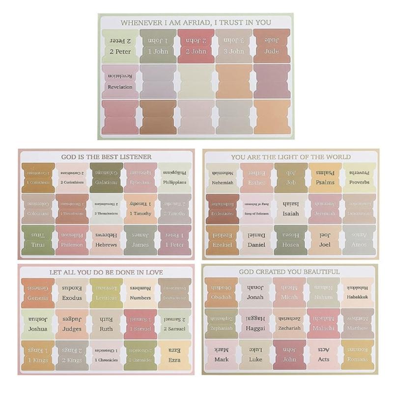 Bible Index Tabs Laminated Bible Tabs Large Print Sticker Easy to Read Bible Divider Tabs Christian Gift for Women
Bible Index Tabs Laminated Bible Tabs Large Print Sticker Easy to Read Bible Divider Tabs Christian Gift for Women