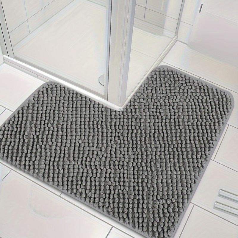 L-shaped Chenille Bath Mats Memory Cotton Solid Color Floor Mat for Bathroom Absorbent Non-slip Door Mat Home Carpet 80x80 cm темно-серого
L-shaped Chenille Bath Mats Memory Cotton Solid Color Floor Mat for Bathroom Absorbent Non-slip Door Mat Home Carpet 80x80 cm темно-серого