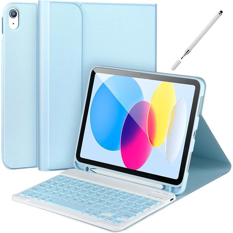 Compatible 10th Gen iPad A16 10.9 Magnetic Detachable Bluetooth Keyboard Case Compatible with iPad 11th A16 2025/10th 2022
Compatible 10th Gen iPad A16 10.9 Magnetic Detachable Bluetooth Keyboard Case Compatible with iPad 11th A16 2025/10th 2022